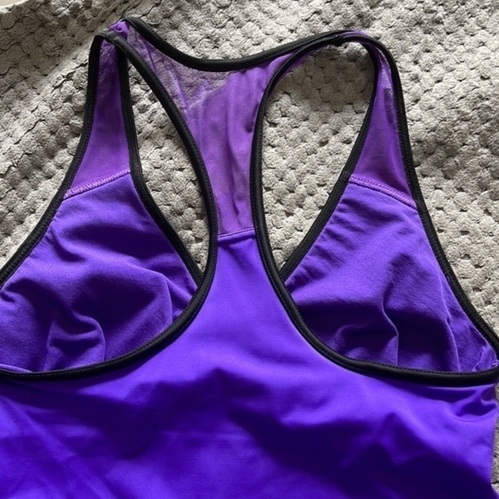 ZeroXposur Tankini Swimsuits Racerback Top Tank Top Purple Size M/L EUC #4114 - Picture 5 of 7